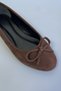 Women's Suede Ribbon Ballerina Lumi - 4
