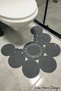 Jute, Mat, Bath Mat, Toilet Seat Mat, Toilet Seat Mat, Double Sided