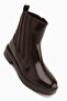 Lena Brown Women's Boots with Rubber Detail