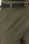 Women's Slim Belted Loose Pants - 7