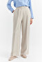 Women's Button Detailed Wide Leg Trousers - 7