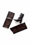 Rapit Brown Patent Leather Slip-On Boots (8 cm Heel Height) Daily Use Boots and Boots - 4