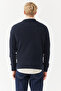 Men's Circular Neck Rice Knit Tricot Sweater Em2113 - 3
