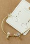Xuping Vip Earrings - Xuping Zircon Stone Star Model Pearl Xuping Nail Earrings Non-Tarnishing Right Ear - 3