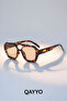 Wehlen Leopard Nude Brown Unisex Sunglasses
