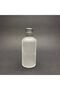 10Pcs Frosted Clear Glass Shot Bottle Leakproof Silver Metal Lid Fragrance Ornament Multi-Purpose Bottle 50ml - 2