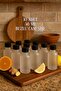10Pcs Frosted Clear Glass Shot Bottle Leakproof with Black Plastic Lid Fragrance Ornament Multipurpose Bottle 50ml
