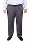 Men's Plus Size 6 Drop Fabric Trousers Paris P071011 Fume - 2