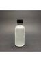 10Pcs Frosted Clear Glass Shot Bottle Leakproof with Black Plastic Lid Fragrance Ornament Multipurpose Bottle 50ml - 3