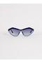 Unisex Leo Blue Sunglasses - 2