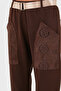 Regular Fit Normal Waist Pocket Detailed Trousers Pants 69144030 - 6