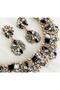 Big Collar Multi-Color Necklace Choker Earrings Set Wedding Party Invitation Graduation - 2