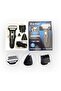 3-in-1 Electric Razor Men Beard Trimmer Rechargeable Waterproof Grooming Set - 3