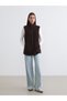 New Season Mock Neck Women's Plush Vest - 2
