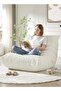 Single Sofa Chair, Floor Sofa Couch, Microfiber Lazy Sofa Chair for Living Room Accent Chair - 6