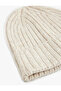 Basic Layered Wool Blend Knitted Beanie - 3