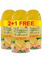 Elegant Automatic Spray Refill – Lemon – 300ML – Pack of 3 – Air Freshener Refill