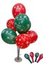 10 Pieces Happy New Year Printed New Year Balloons Party Decor, New Year Celebration Balloon with 7 Balloon Stands - 2