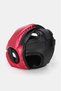 Face Protection Boxing Helmet, Bright Red Black Model - 2