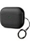 For AirPods Pro 3 Case 2025,Tree Texture Soft TPU Airpods Case,with Hand Strap Cleaner Pen,Black - 7