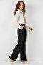 Belted Hijab Pants 6696 Black - 3