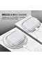 Wireless Earbud Case,Soft Silicone Cover with Cleaner Kit,Keychain,Glitter - 4