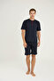 New Season Summer Button Collar Luxury Design Pajama Set - 6