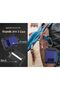for Airpods Pro 3 Case with Lock Clip,TPU Rugged Material Shockproof,with Carabiner&Cleaner kit,Blue - 7