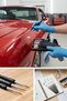 ® 10 Pieces Hobby and Car Touch-Up Brush Set – Fine Detail Painting, Model Making, and Vehicle Scratch Repair - 2