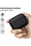 For AirPods Pro 3 Case 2025,Tree Texture Soft TPU Airpods Case,with Hand Strap Cleaner Pen,Black - 2