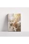 Modern Grey and Gold Canvas Wall Art – Abstract Home Decor (30x40 cm Framed)