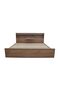 Supreme 200x200 Super King Bed in Light Walnut - Engineered Wood, 2-Year Warranty, Malaysia - 6