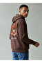 Men Regular Fit Auguste Renoir Print Hoodie - 3