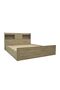 Supreme 160x200 Queen Bed in French Sonoma Oak - Stylish Storage, Engineered Wood, 2-Year Warranty - 3
