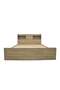 Supreme 160x200 Queen Bed in French Sonoma Oak - Stylish Storage, Engineered Wood, 2-Year Warranty - 6