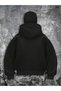 Unisex Ninja Masked 3 Thread O Oversized K Hooded Sweatshirt - Winter Fleece - 6