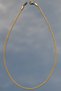 Steel Italian Knitted Mesh Necklace 2 mm Gold Color |   Non-Tarnishing, Unisex, 2-Year Warranty - 4