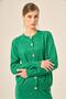 Women's Stone Detailed Two-Piece Set Green 20752 - 3