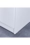 Supreme 2-Door Wardrobe with Mirror - White, Engineered Wood, 3 Shelves, 2-Year Warranty - 5