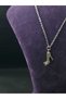 High-Heeled Shoes Figured Pendant and Steel Chain Minimal Women's Chic Elegant Stiletto Model Necklace - 2