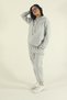 Women's Winter Cotton Tracksuit Set Hooded Sweatshirt Jogger-Regular Elastic Leg - 3