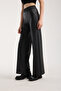 Women's High Waist Wide-Leg Leather Pants - 5