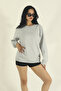 Women's Winter Regular Fleece-Lined Cotton Crew Neck Sweatshirt - 6