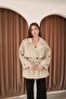 Cashmere Fabric Aller Detailled Apolleted Short Coat - 4