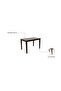 Raytown 1 + 4 Solid Wood Dining Set - Walnut/Brown, 4-Seater Table & Chairs, 2-Year Warranty - 7