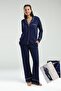 Women's modal pajama set, 50% modal 50% cotton, boxed
