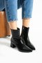 Blyana Pointed Toe Thick Heeled Women's Boots - 2