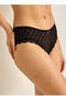 Panty Mid-Rise Briefs with Mesh and Lace Detail