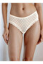 Panty Mid-Rise Briefs with Mesh and Lace Detail