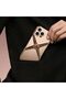 X-Shaped Aluminum Frameless Case for iPhone 16 Pro Max (Coffee) - 4